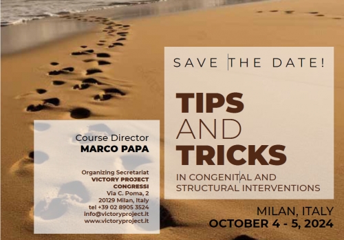 TIPS AND TRICKS IN CONGENITAL AND STRUCTURAL INTERVENTIONS <br> Evento ECM Residenziale 