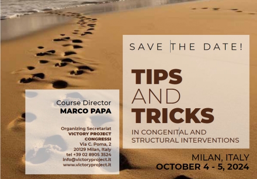 TIPS AND TRICKS IN CONGENITAL AND STRUCTURAL INTERVENTIONS <br> Evento ECM Residenziale