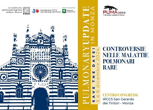 PULMONARY UPDATE IN MONZA 2024 - CONTROVERSIE NELLE MALATTIE POLMONARI RARE <br> Evento ECM Residenziale